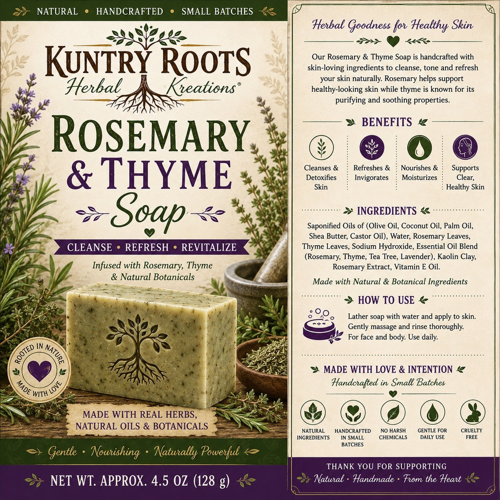 Rosemary & Thyme Cleansing Bar